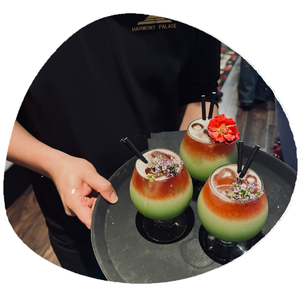 Harmony Palace cocktails.